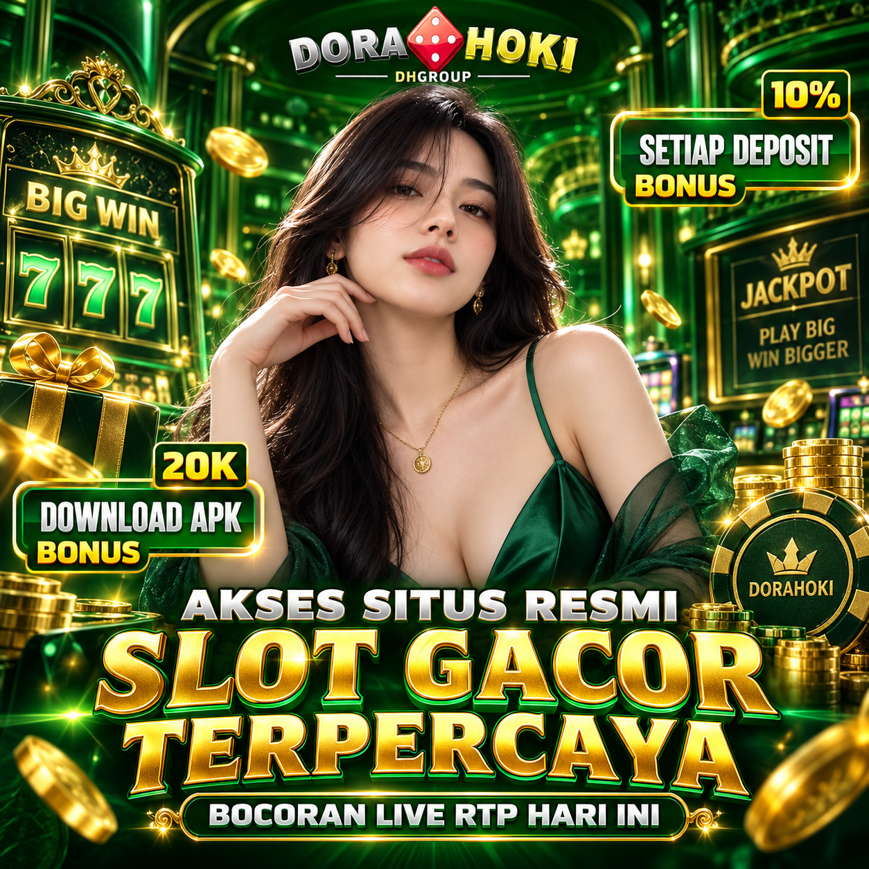 DORAHOKI: Akses Situs Resmi Rtp Live Hari Ini & Tautan Slot Gacor Terpercaya